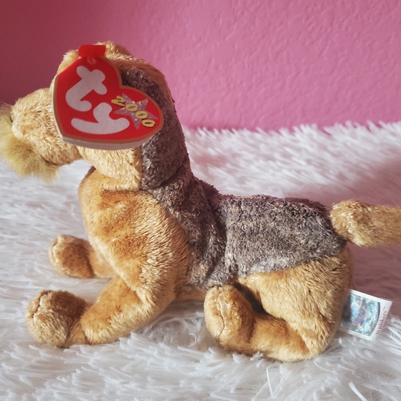 Ty Beanie Babies Whiskers The Dog 2000 - Picture 4 of 7